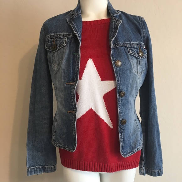 Vintage Tommy Girl Fitted Jean Jacket - Picture 3 of 8